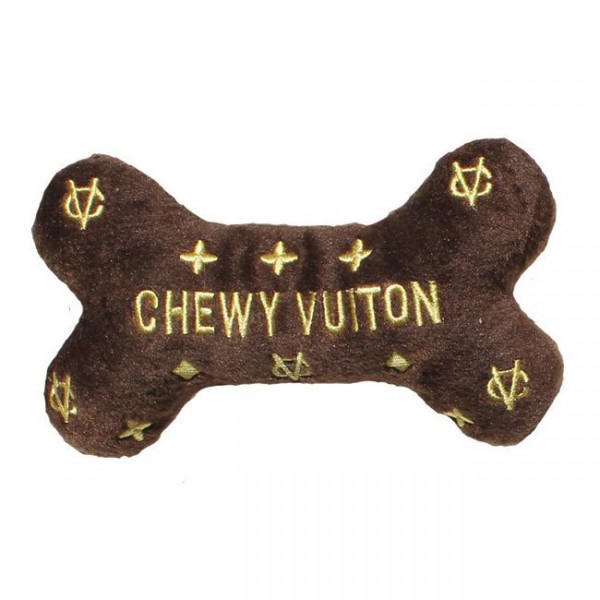 Hundespielzeug Plüsch Knochen Chewy Vuiton