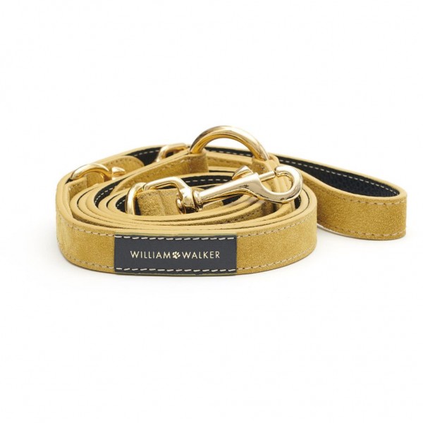 William Walker Wildleder Hundeleine Midnight x Sun