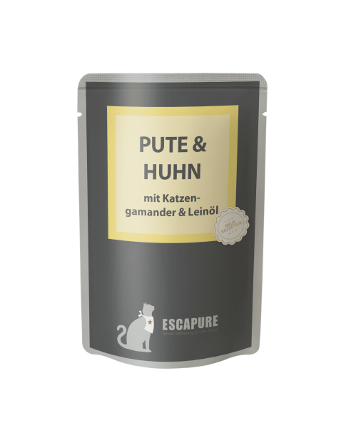 escapure Katze Nassfutter Pute & Huhn