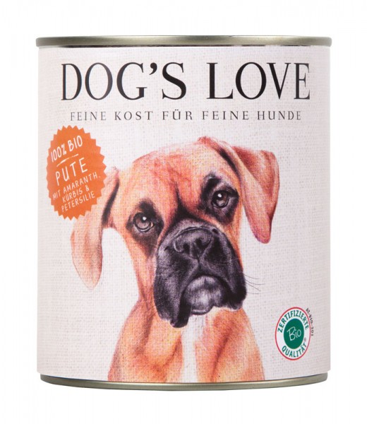 Dogs Love Nassfutter BIO Pute