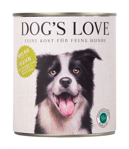 Dogs Love Nassfutter BIO Huhn