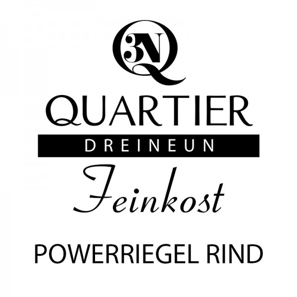 Q3N Feinkost Powerriegel Rind