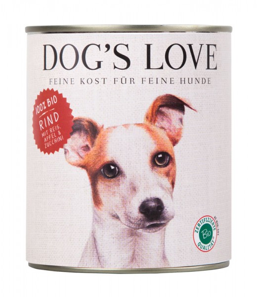 Dogs Love Nassfutter BIO Rind