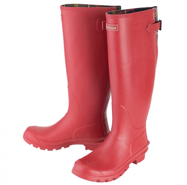 Barbour Gummistiefel Jarrow Tartan Red