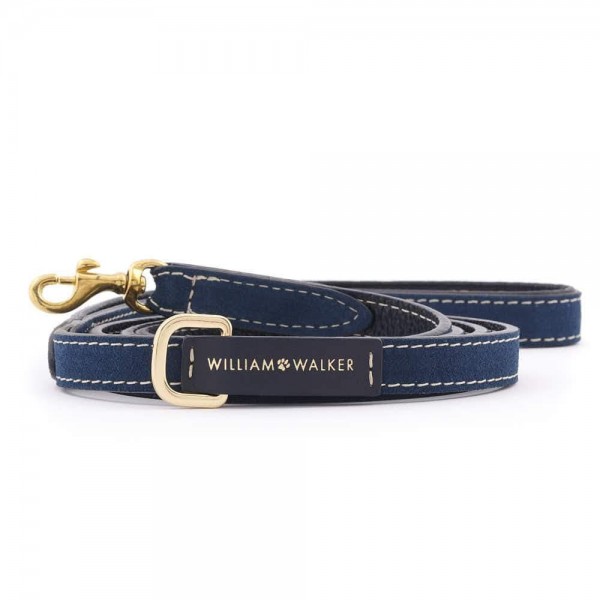 William Walker Führleine Wildleder Midnight Small