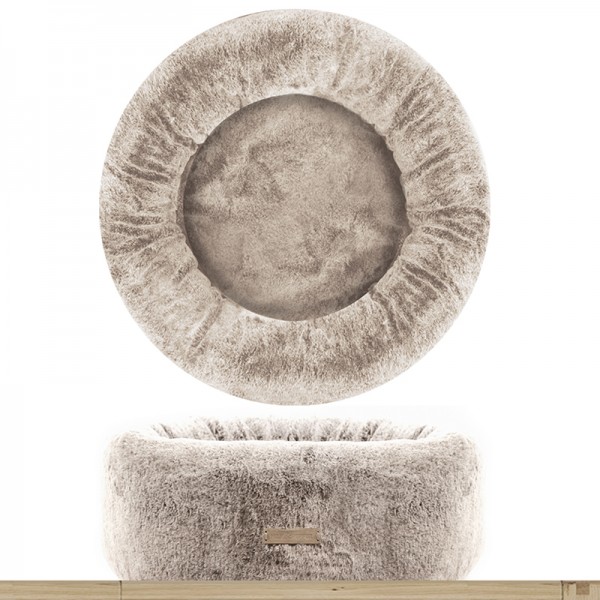 Milk&Pepper Hundebett Donut Lagom Beige