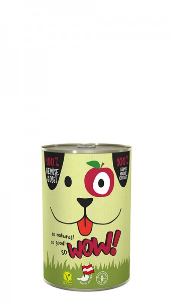 Wow! Nassfutter 100% Obst & Gemüse