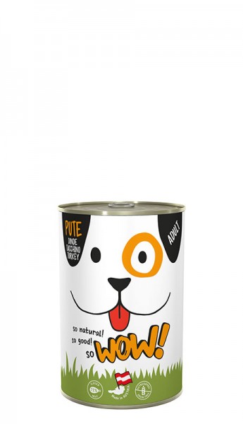 Wow! Nassfutter Adult Pute mit Zucchini