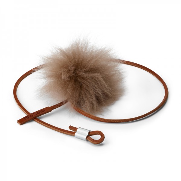 MiaCara Topo, Leder Cognac, Schaffell Taupe