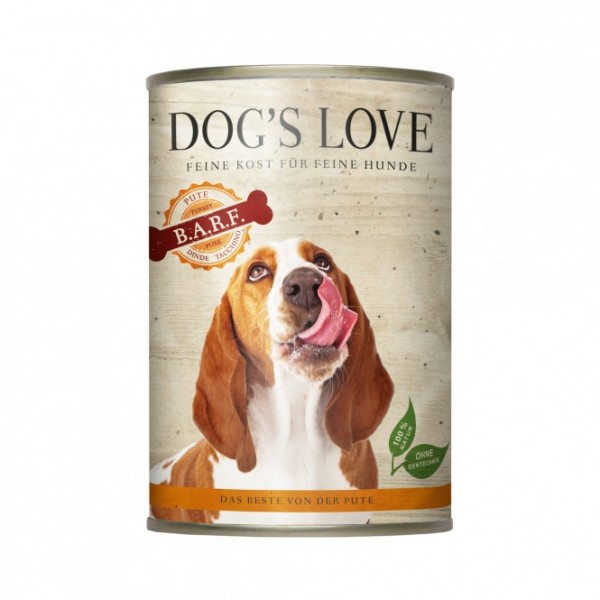 Dogs Love Nassfutter BARF Pute