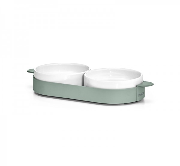 MiaCara Napf-Set Katze Tavoletta - Dusty Green