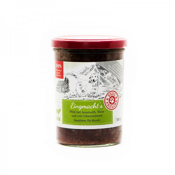 Paul & Paulina "Eingmachts" Wild mit Amaranth und Birne