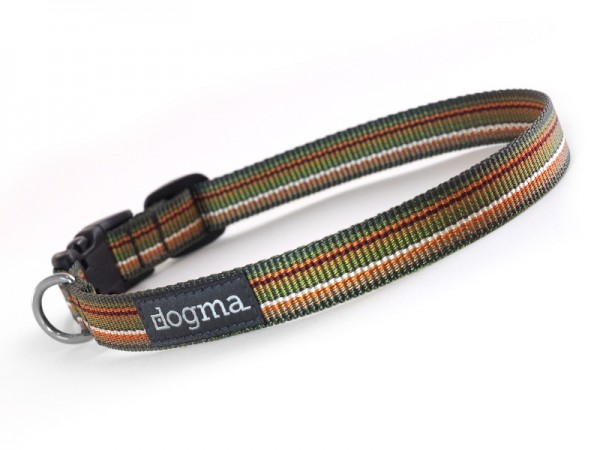 dogma Hundehalsband Little Stripes grün