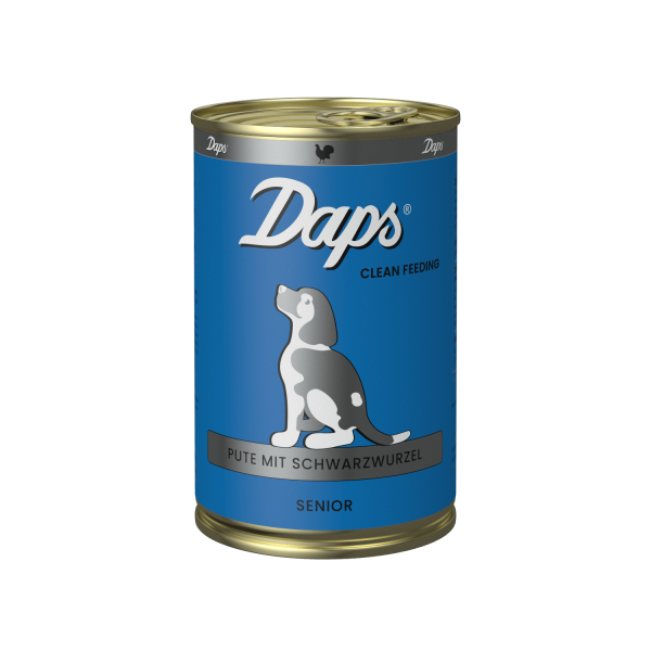 Daps Nassfutter SENIOR - Pute mit Schwarzwurzel
