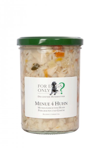 FORDOGSONLY? Feuchtfutter Menü 4 Huhn