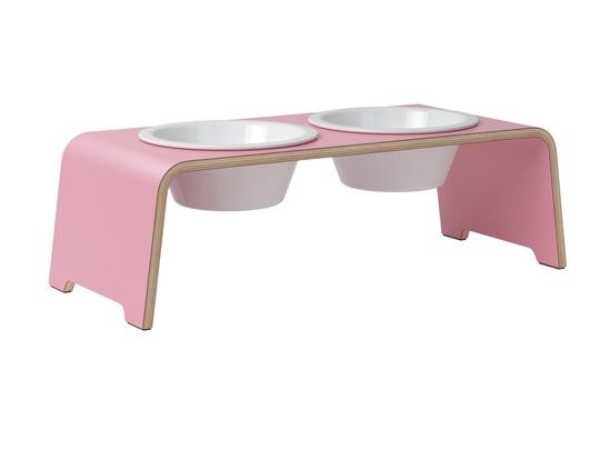 dogBar Hundefutterstation Flamingo M limited Edition
