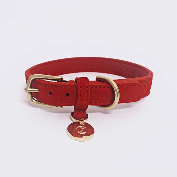 Cloud7 Hundehalsband Tiergarten Cherry-red