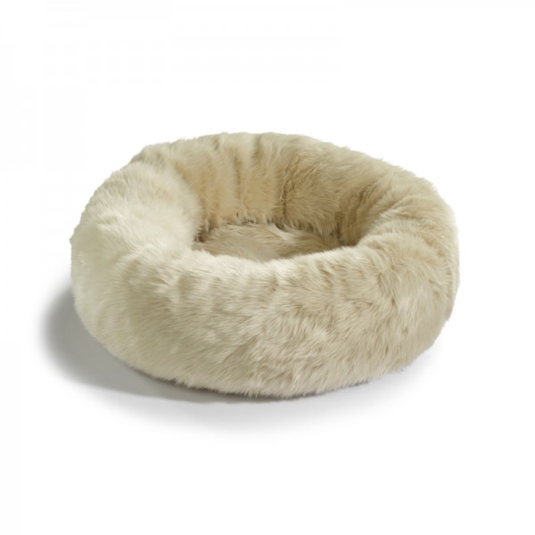 MiaCara Lana, Katzenbett, Elfenbein/natur meliert