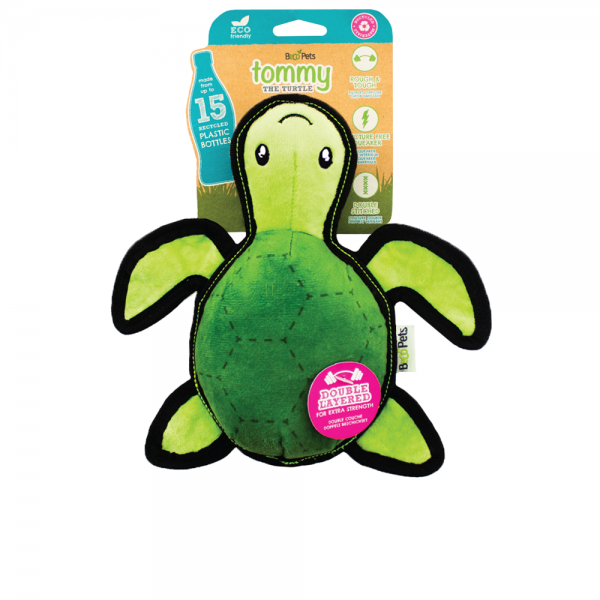 BEcoPets Hundespielzeug Tommy Turtle