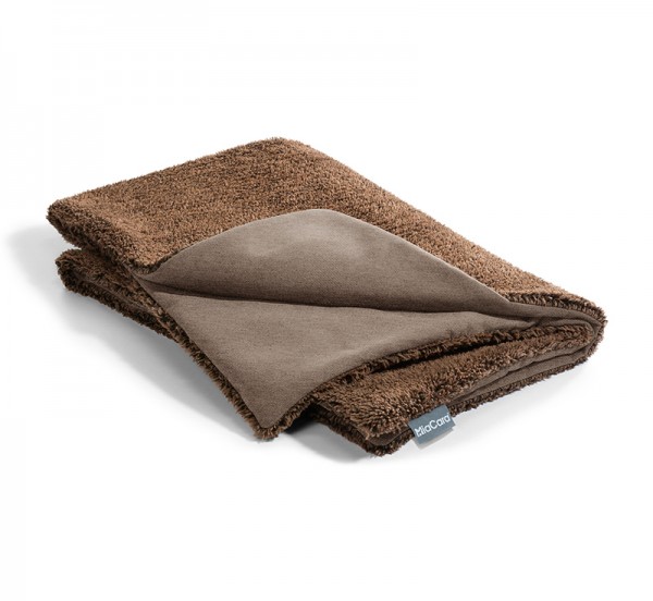 MiaCara Decke Sherpa Braun/Braun meliert