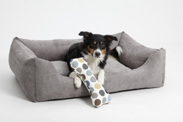 DOGS in the CITY Hundebett Madison Grau