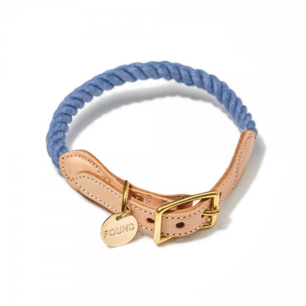 Found my animal Halsband Rope Blue Jean up-cycled