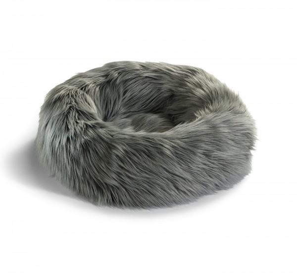 MiaCara Katzenbett Schwarz Meliert