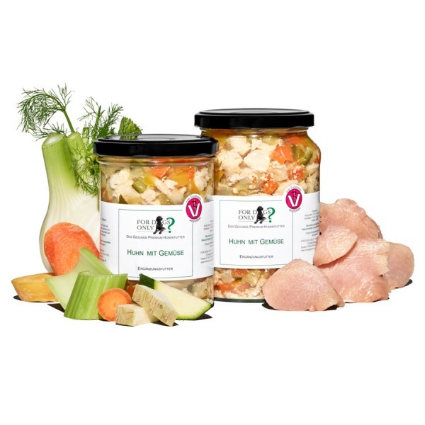FORDOGSONLY? Nassfutter Huhn mit Gemüse Ergänzungsfutter