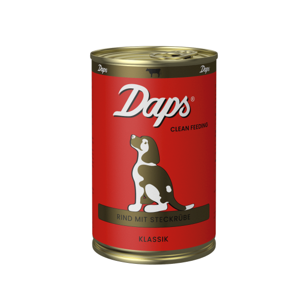 Daps Nassfutter KLASSIK - Rind mit Steckrübe