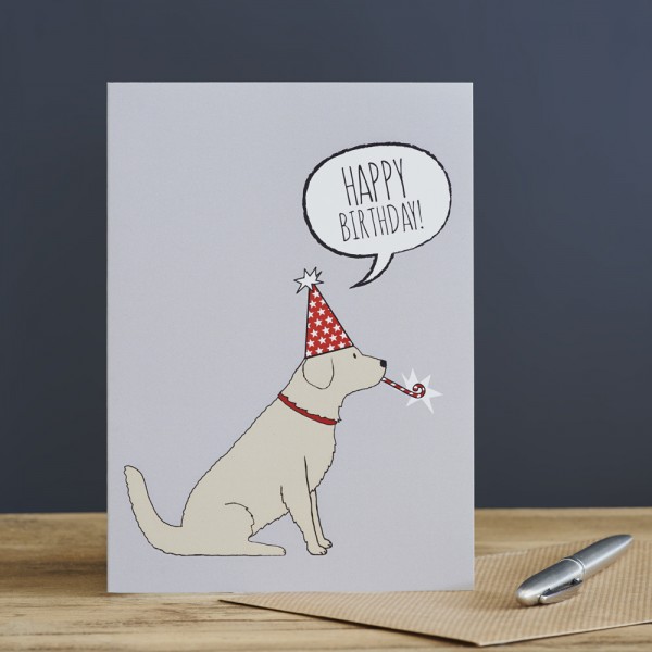 Sweet Williams Karte Geburtstag Golden Retriever