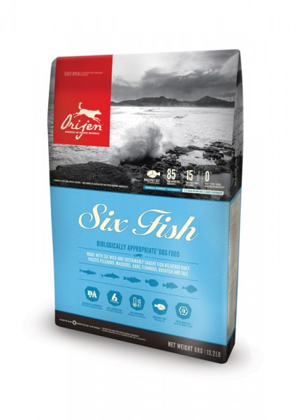 Orijen Trockenfutter Adult Dog 6 Fish 85/15